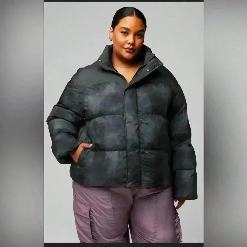 Fabletics Black Puffer Jacket - image 2